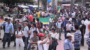 ESTA TIERRA ES NUESTRA, EL TERRITORIO LO CONSTRUIMOS LOS PUEBLOS