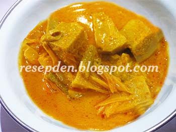 Resep dan Cara Membuat Gulai Nangka Padang 