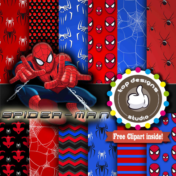 Papel digital Spiderman