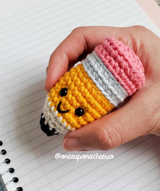 No Sew Amigurumi Pencil FREE Crochet Pattern