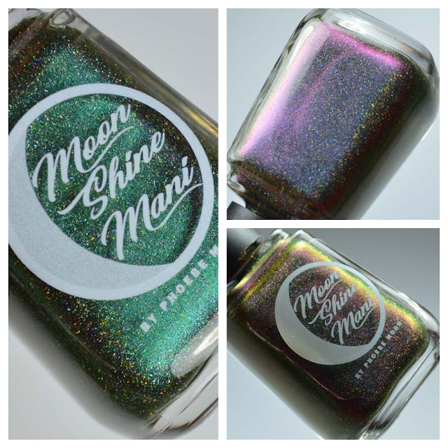 swampy green multichrome nail polish