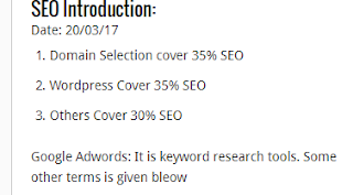 SEO Search Engine Optimization for Wordpress Part1