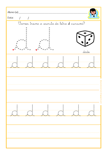 Ofereça às crianças a oportunidade de praticar a escrita cursiva minúscula com nosso alfabeto completo para pontilhar e copiar. Com traços guias claros, estas atividades são perfeitas para ajudar os alunos a adquirir confiança em suas habilidades de escrita.