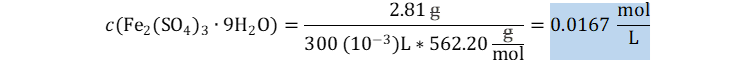 obtenga la molaridad de 2.81 g de Fe2(SO4)3∙9H2O disueltos en 300 ml, obtener la molaridad de 2.81 g de Fe2(SO4)3∙9H2O disueltos en 300 ml, determine la molaridad de 2.81 g de Fe2(SO4)3∙9H2O disueltos en 300 ml, determinar la molaridad de 2.81 g de Fe2(SO4)3∙9H2O disueltos en 300 ml, cual es la molaridad de 2.81 g de Fe2(SO4)3∙9H2O disueltos en 300 ml, calcule la molaridad de 2.81 g de Fe2(SO4)3∙9H2O disueltos en 300 ml, calcular la molaridad de 2.81 g de Fe2(SO4)3∙9H2O disueltos en 300 ml, halle la molaridad de 2.81 g de Fe2(SO4)3∙9H2O disueltos en 300 ml, hallar la molaridad de 2.81 g de Fe2(SO4)3∙9H2O disueltos en 300 ml,