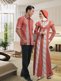 Model Baju Couple Muslim Lebaran Tahun 2019