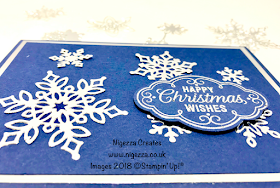 Snow is Glistening Christmas Card #2 Nigezza Creates