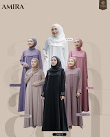 Koleksi Terbaru Amira Megumi by Emka Hijab | Baju Gamis Abaya Elegant