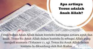 Makna Yesus sebagai "Anak Allah"