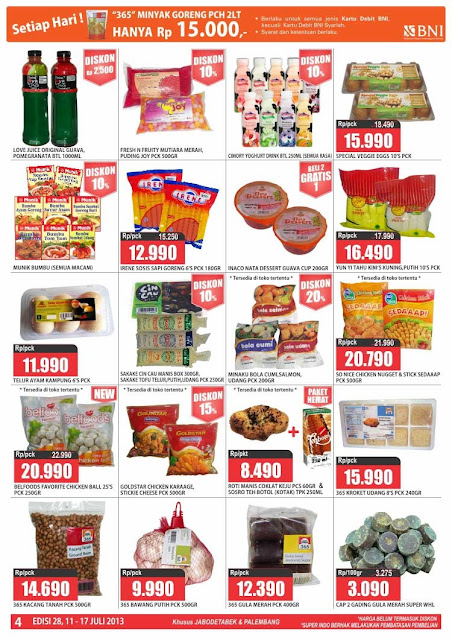 Katalog/Daftar Harga Superindo Minggu ini 1 – 17 Juli 2013