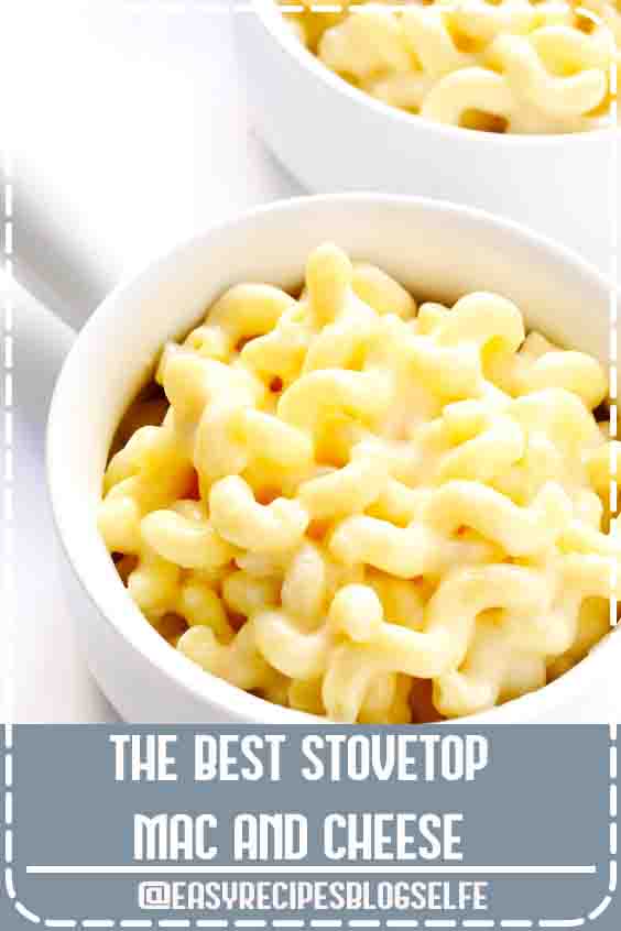 Seriously the BEST stovetop mac and cheese recipe! You just need one pot, 20 minutes, and then the most delicious, creamy, cheesy macaroni will be ready for dinner in no time! | gimmesomeoven.com #EasyRecipesBlogSelfe #macaroni #cheese #pasta #dinner #easy #italian #macandcheese #recipe #vegetarian #EasyRecipesDinner #pasta #noodles