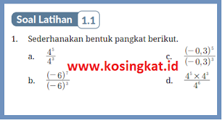 Kunci Jawaban Matematika Kelas 8 Halaman 24 - 26 www.kosingkat.id