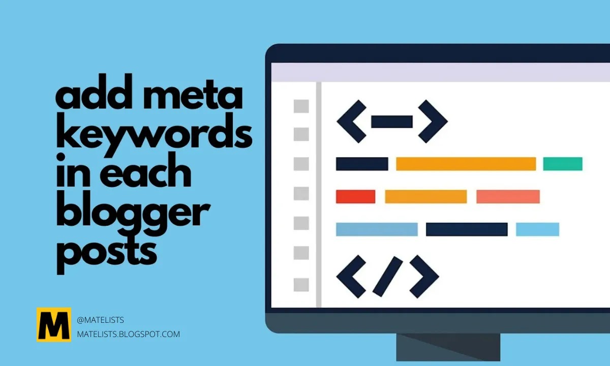 How To Add Meta Keywords In Each Blogger Posts?