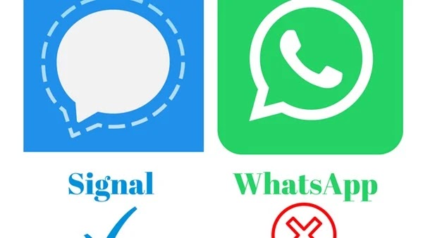 Not available in WhatsApp .. 11 Signal features to protect your privacy