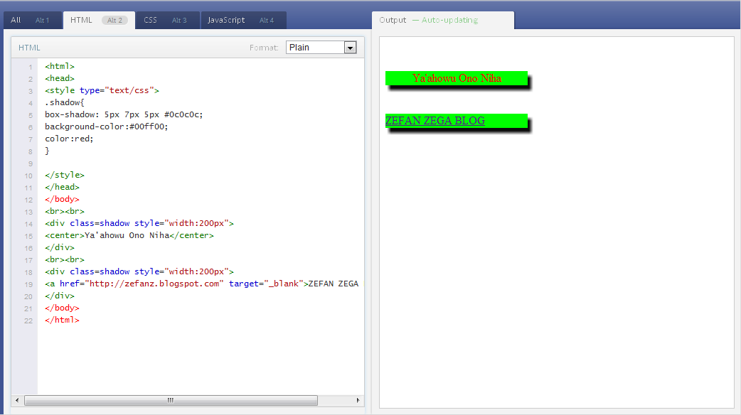 Pengerjaan Dan Kode Html - Kode HTML dan CSS Template ...