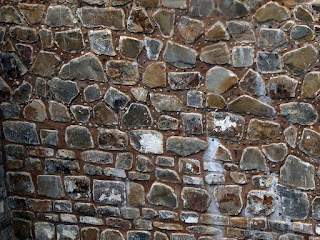 Monte Albán - original wall below, reconstructed above