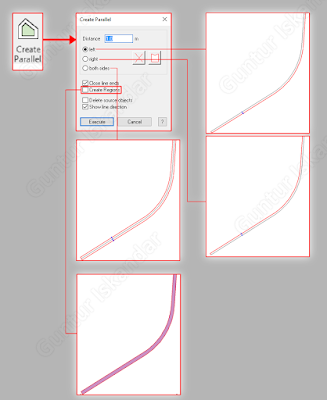 Membuat parallel objek di mapinfo 12