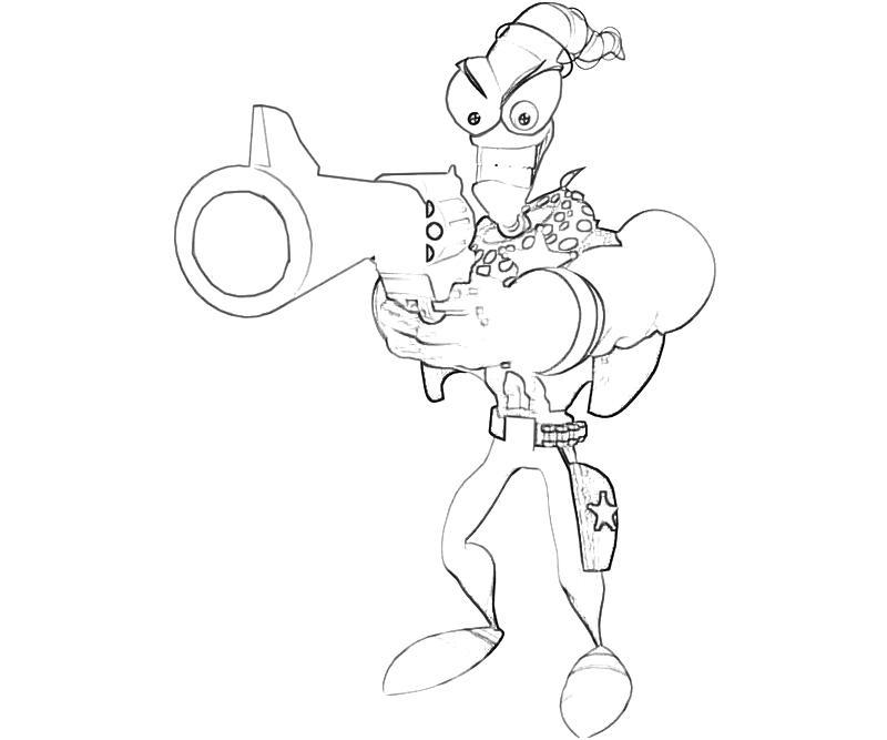 printable-earthworm-jim-earthworm-jim-shooting-coloring-pages