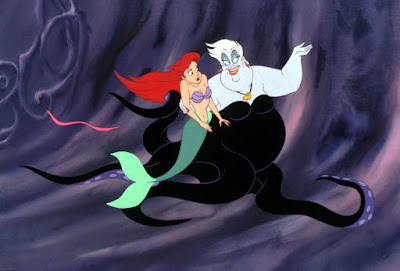 ariel, little mermaid, little mermaid with ursula