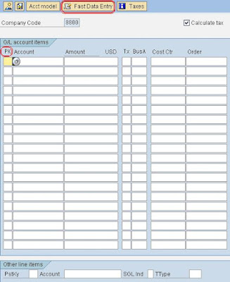SAP e-mory: Copy or Upload Excel Journal Entry to SAP