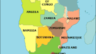 Map Of Souther Africa