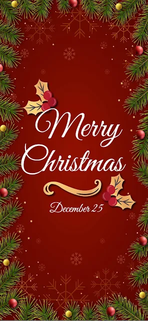 iPhone 13 Merry Christmas Wallpaper