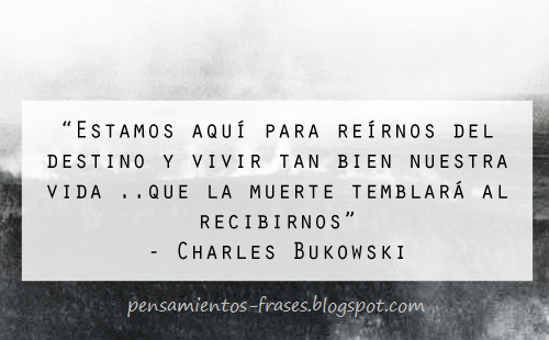frases de Charles Bukowski