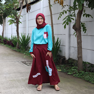 Trend Fashion Baju Setelan Wanita Modis Kekinian