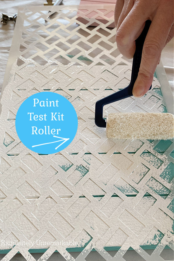 Using  A Roller To Stencil