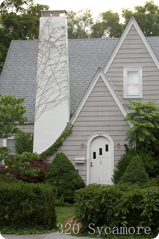 arched door   chimney   great lines