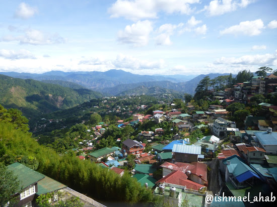 View of the Cordillera mountains from Good Shepherd Convent in Baguio