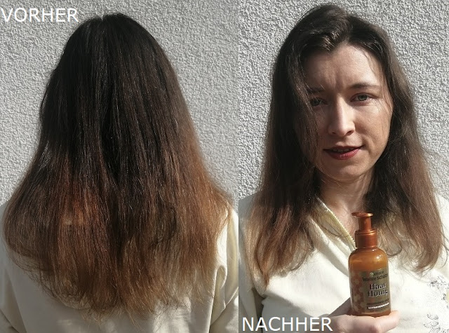 Haar vorher und nachher