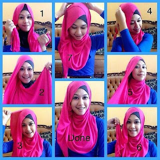 hijab tutorial ala ibu guru