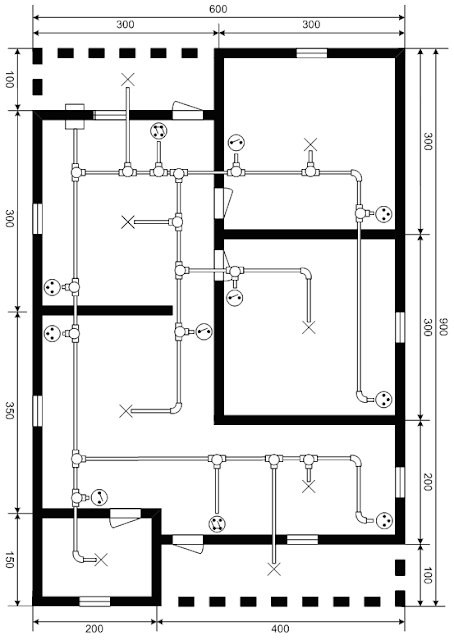 Instalasi listrik rumah minimalis tipe 54 : Desain Rumah 