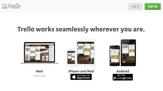 Screenshot of Trello's Available Platforms