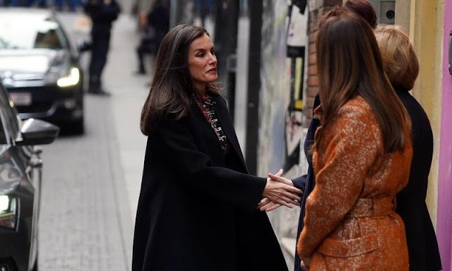 Queen Letizia wore a tweed jacket by the Association for the Prevention, Reintegration, and Care of Prostituted Women