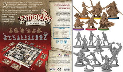 Zombicide Black Plague (retro box + miniature)