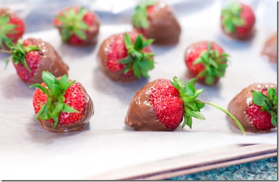 chocolate covered strawberries