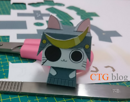 cat papercraft cute easy