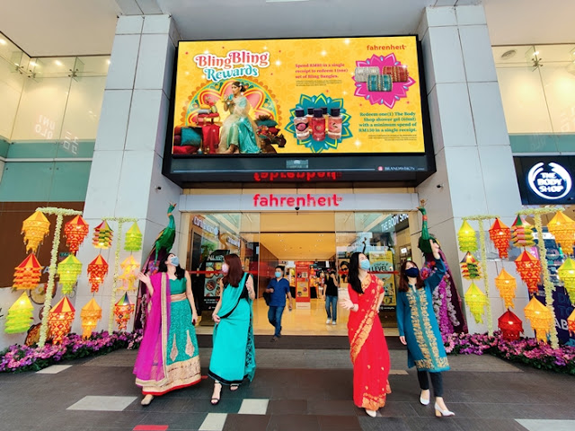 Colorful Spray Paint Kolam, Fahrenheit88 Kuala Lumpur, Deepavali Decor, Deepavali in Malaysia, Deepavali, Malaysia Shopping Mall, KL Malls, Lifestyle