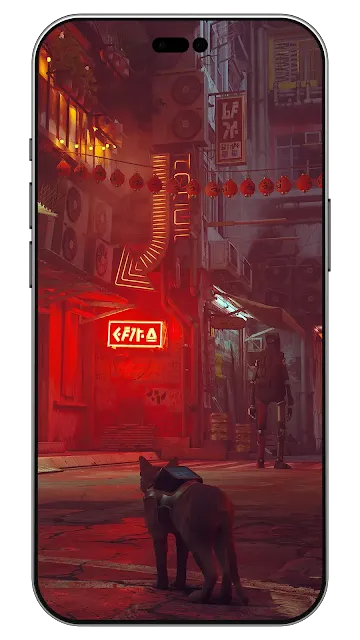 stray game phone wallpaper