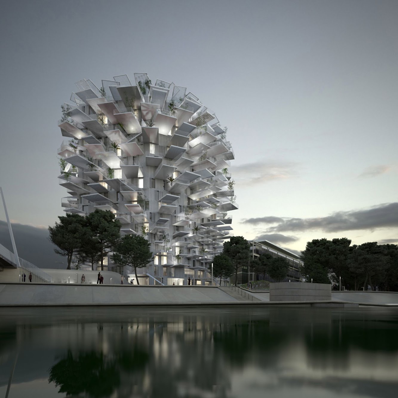 Montpellier, Francia: Folie Architecturale of the 21St Century by Sou Fujimoto And Nicolas LaisnÉ