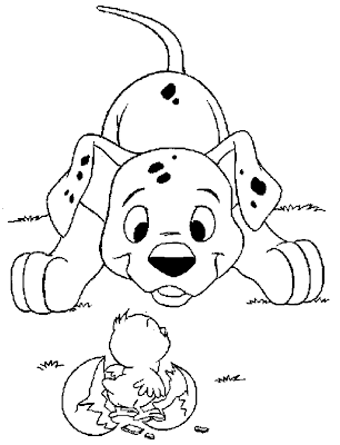 Dalmation Coloring Pages Free