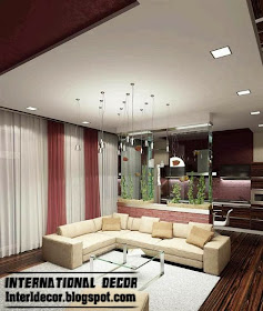 suspended ceiling false, ceiling spot light, lighting design for living