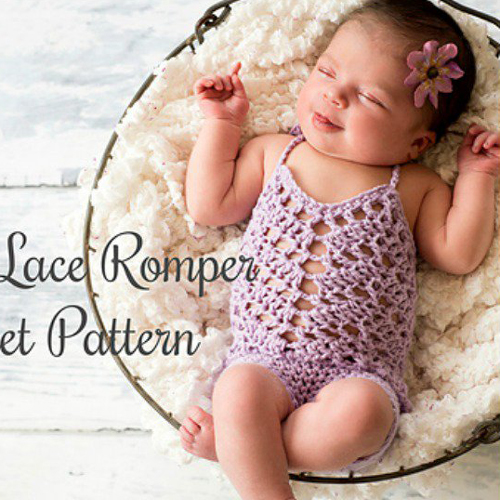 Chevron Lace Romper - Free Pattern 