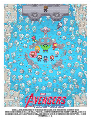 San Diego Comic-Con 2019 Exclusive Marvel’s The Avengers Fine Art Giclee Print Series by 100% Soft x Grey Matter Art