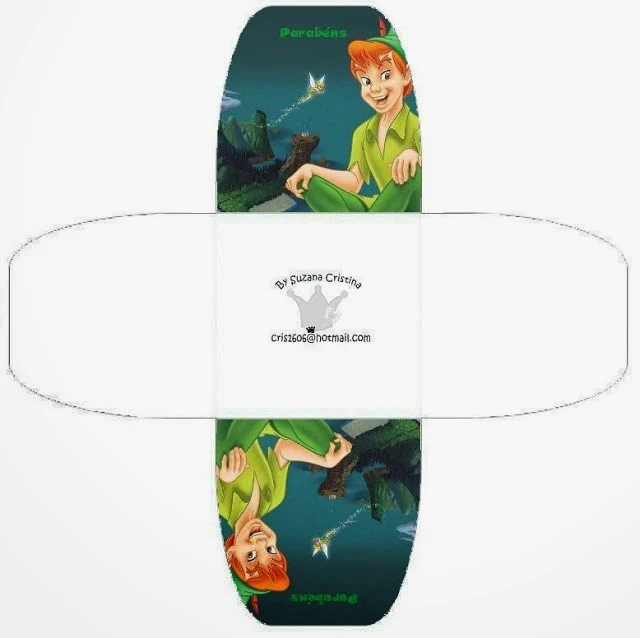 Peter Pan:  Free Printable Open Boxes.