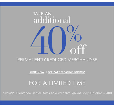 The Bargain Huntress: Additional 40% Off at Dillard's