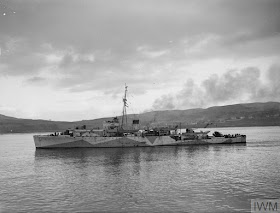 HMS Black Swan, damaged on 24 August 1941 worldwartwo.filminspector.com