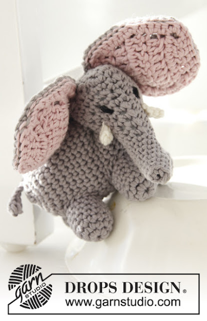 Eléphant au crochet 