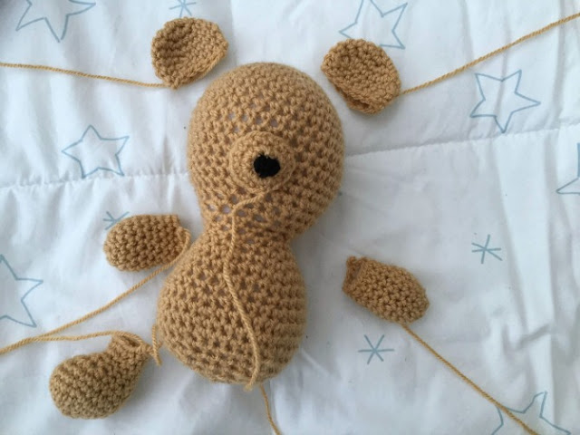 Amigurumi teddy bear